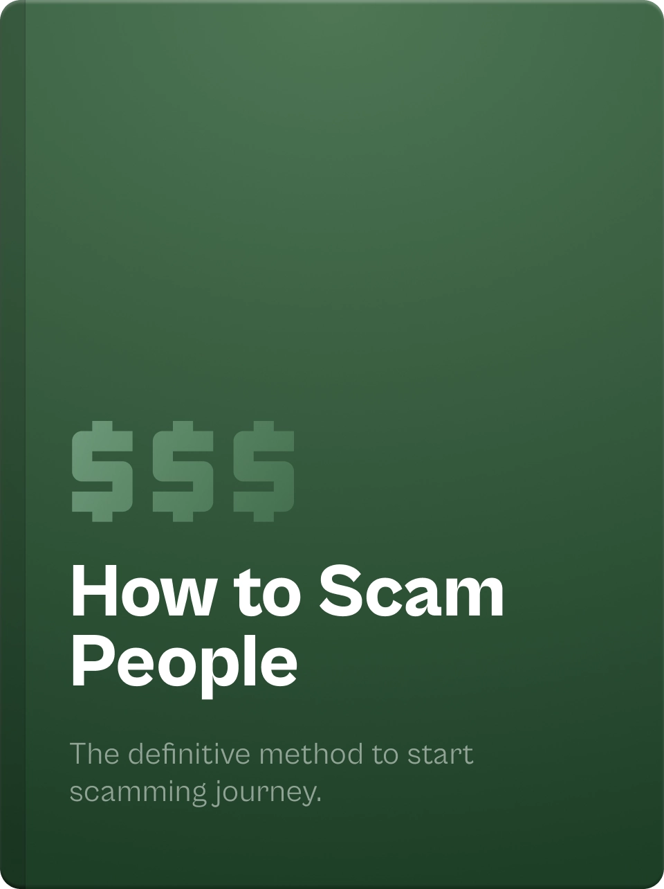 Book Cover of Scam me of you can